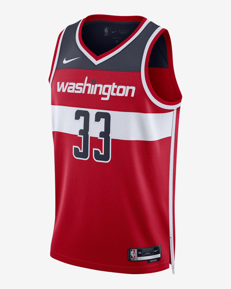 Washington Wizards Icon Edition 2022/23 Nike Men's Dri-FIT NBA Swingman Jersey - 1