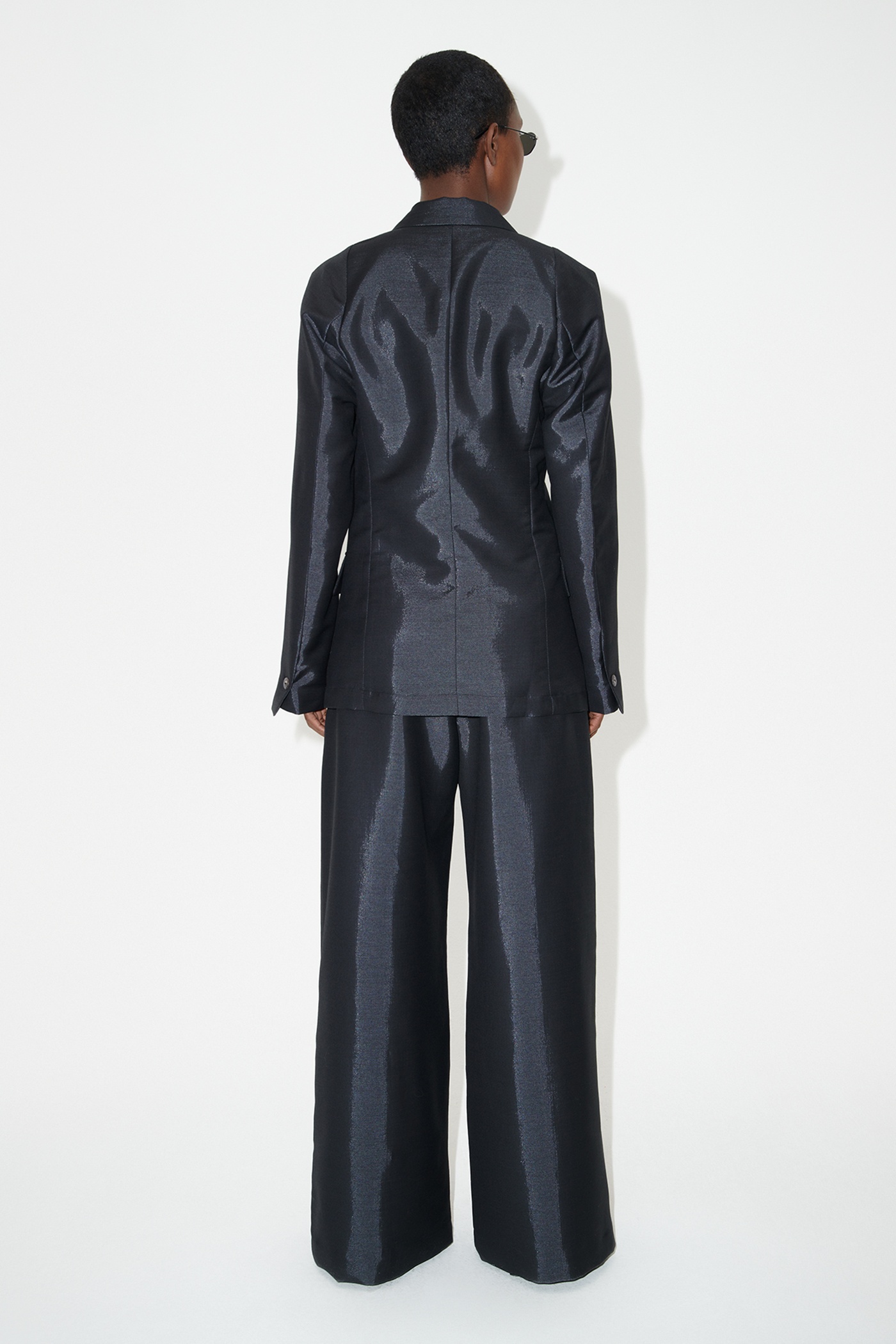 Dart Blazer Black Mnemonic Wool - 7
