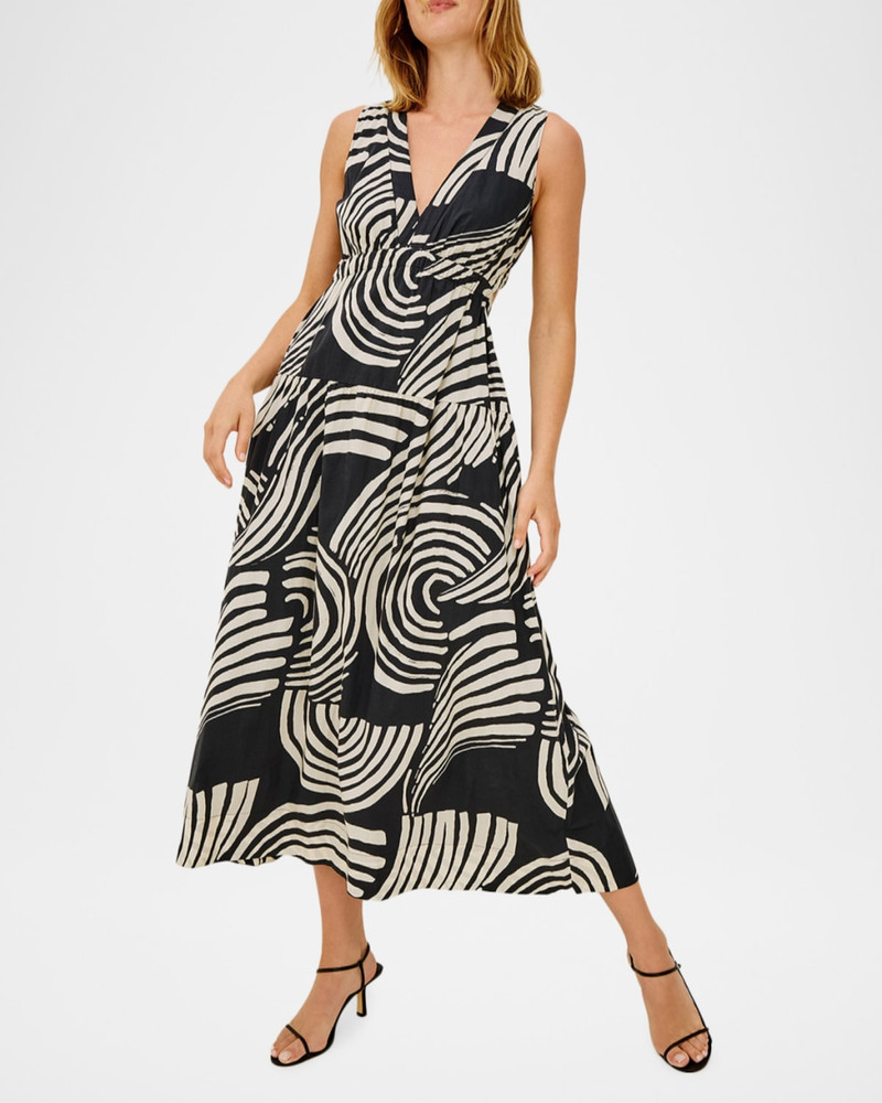 Rails Genevieve Printed Cotton Midi Dress outlook