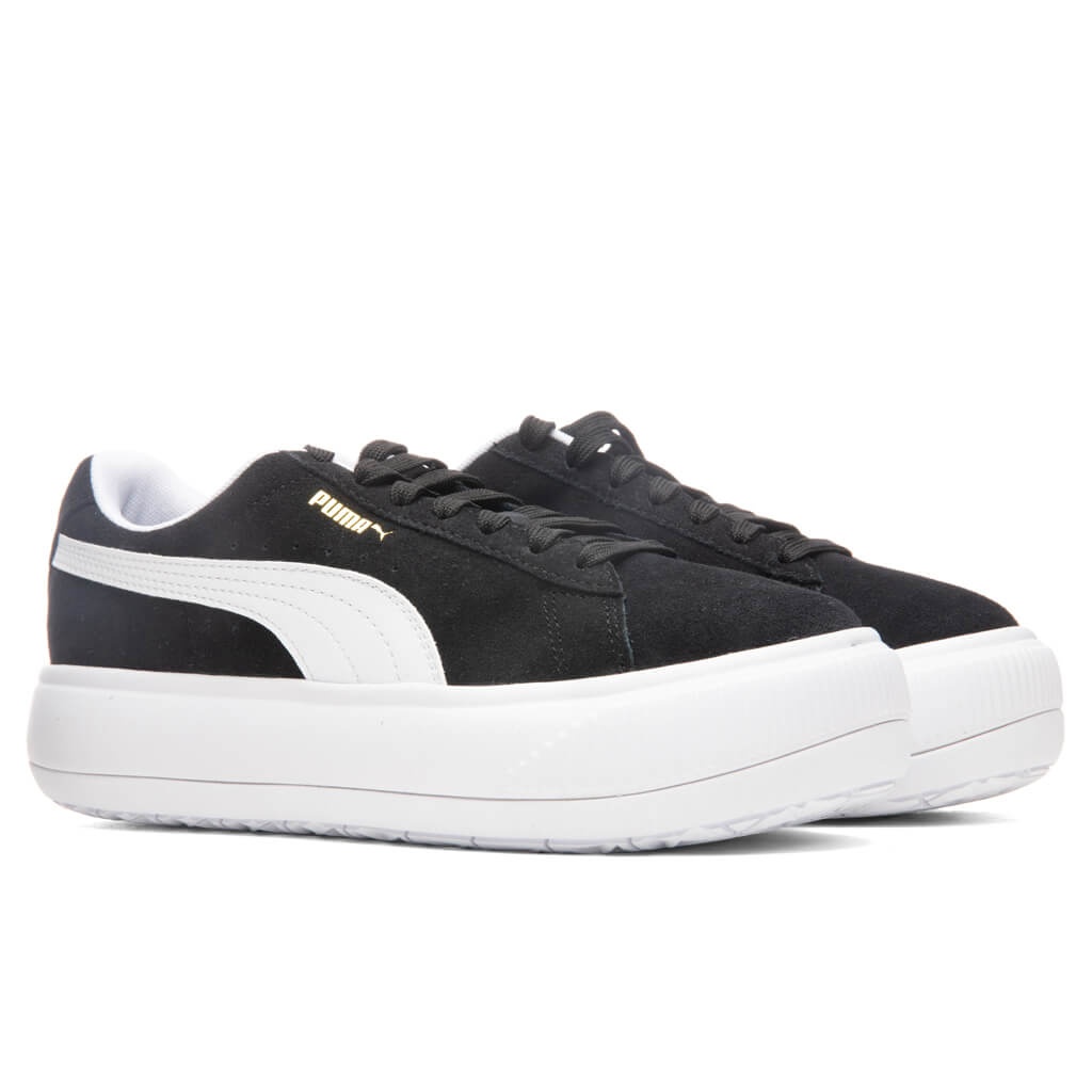 PUMA WOMEN'S SUEDE MAYU - BLACK/WHITE - 2