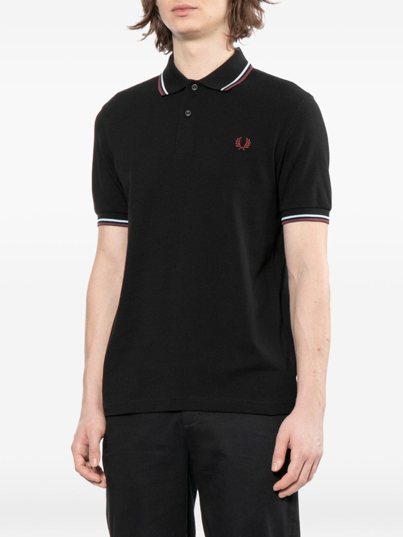 laurel-wreath short-sleeve polo shirt 3