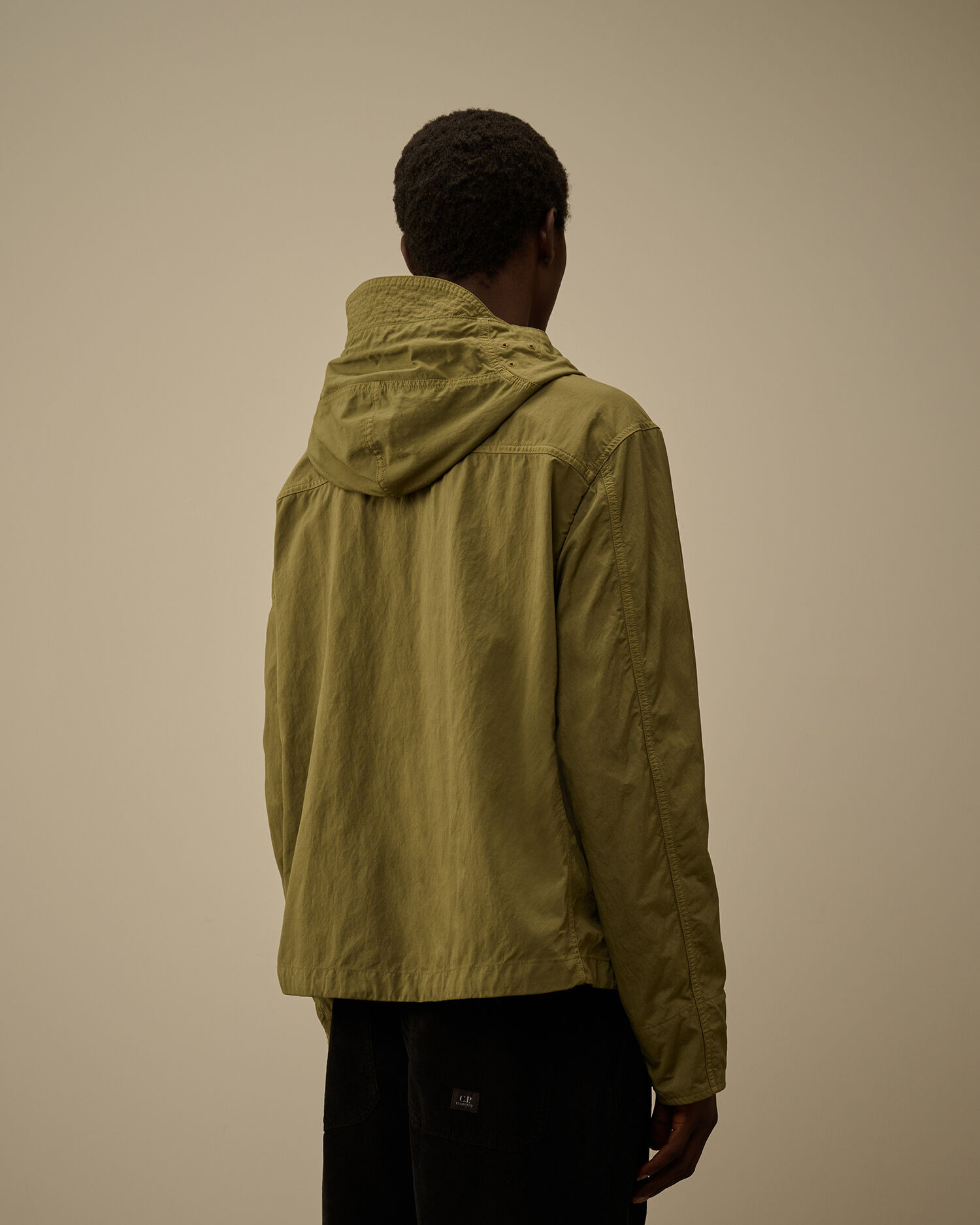 Twill Hooded Short Jacket - 4