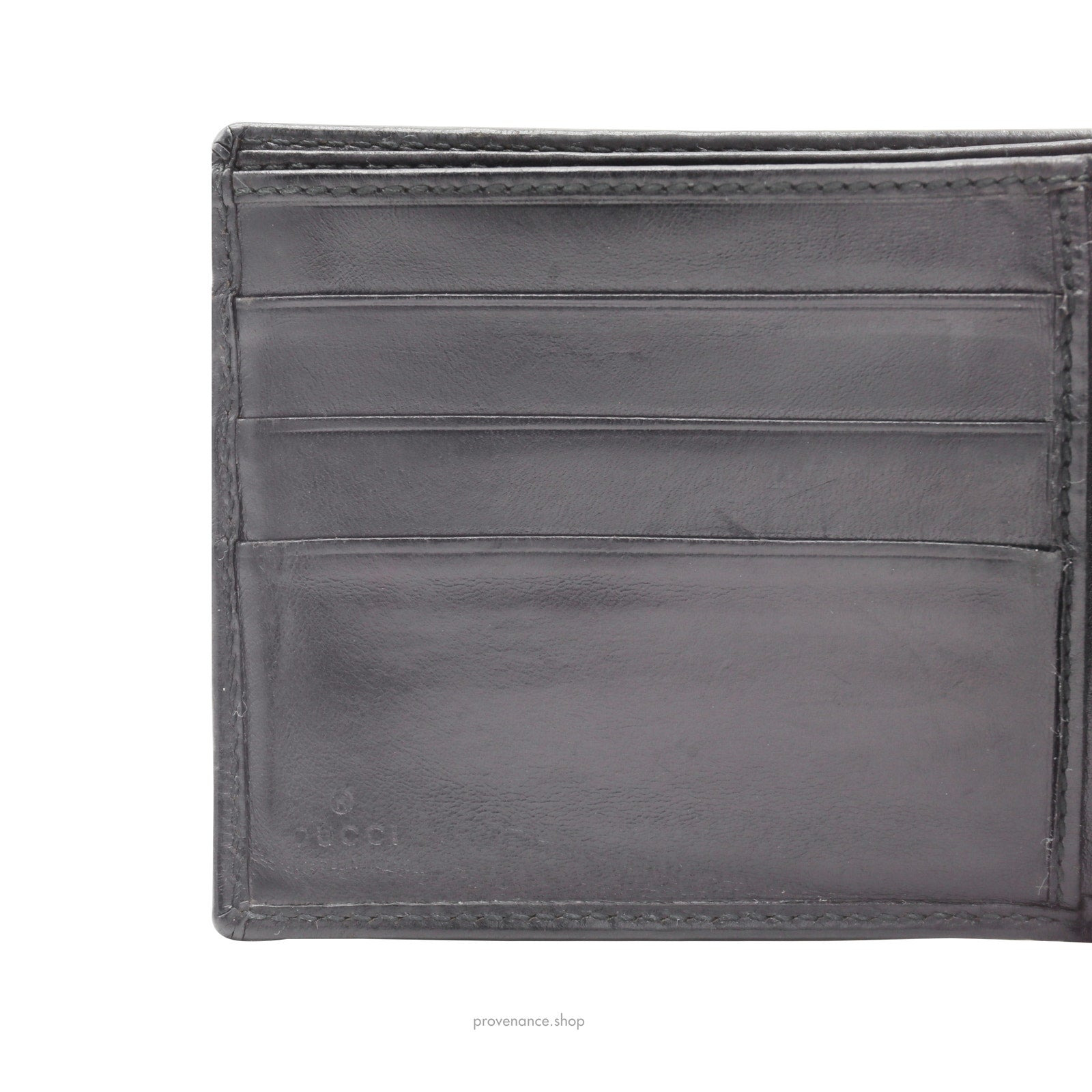 Gucci Bifold Wallet - GG Canvas with Leather Trim - 3