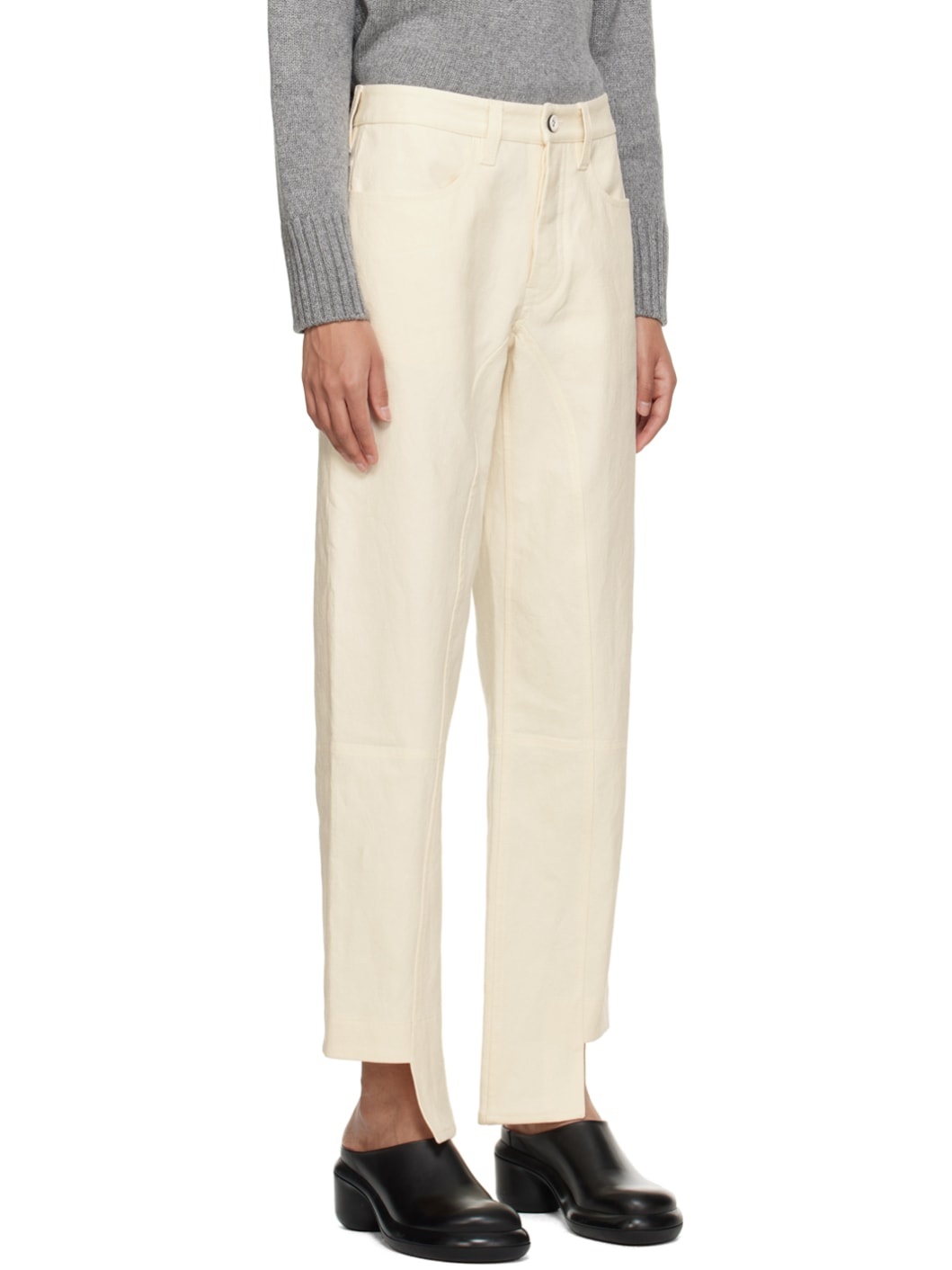 Off-White Stepped Cuff Trousers - 2