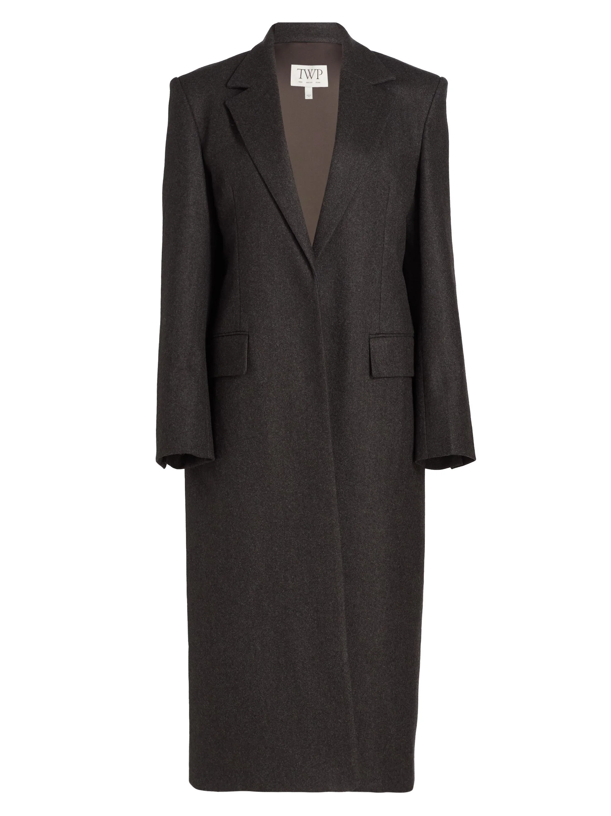 Women's Mattie Wool-Blend Coat - Charcoal - 1