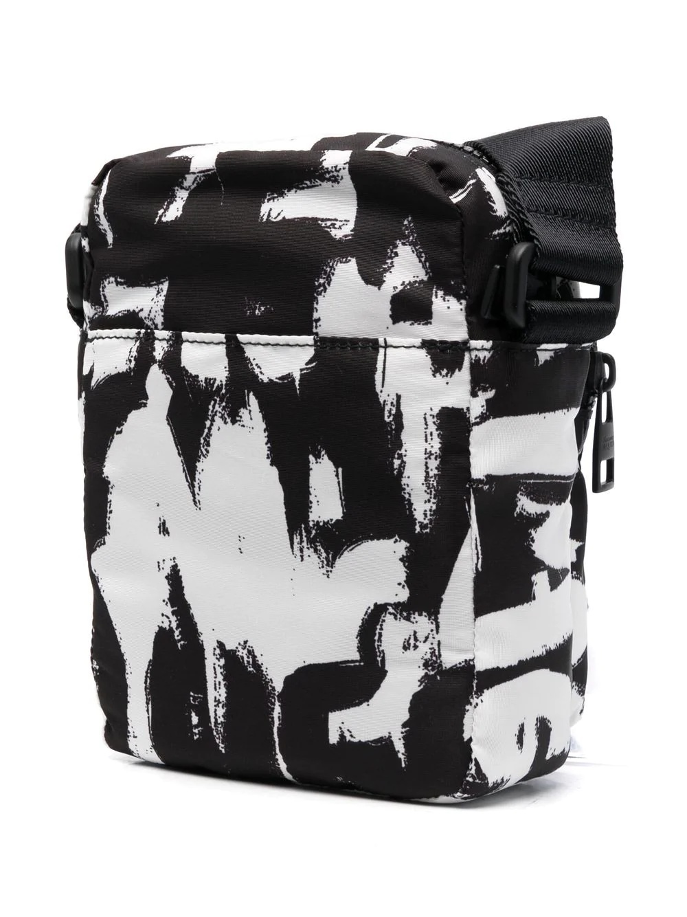 Graffiti-print mini messenger bag - 3