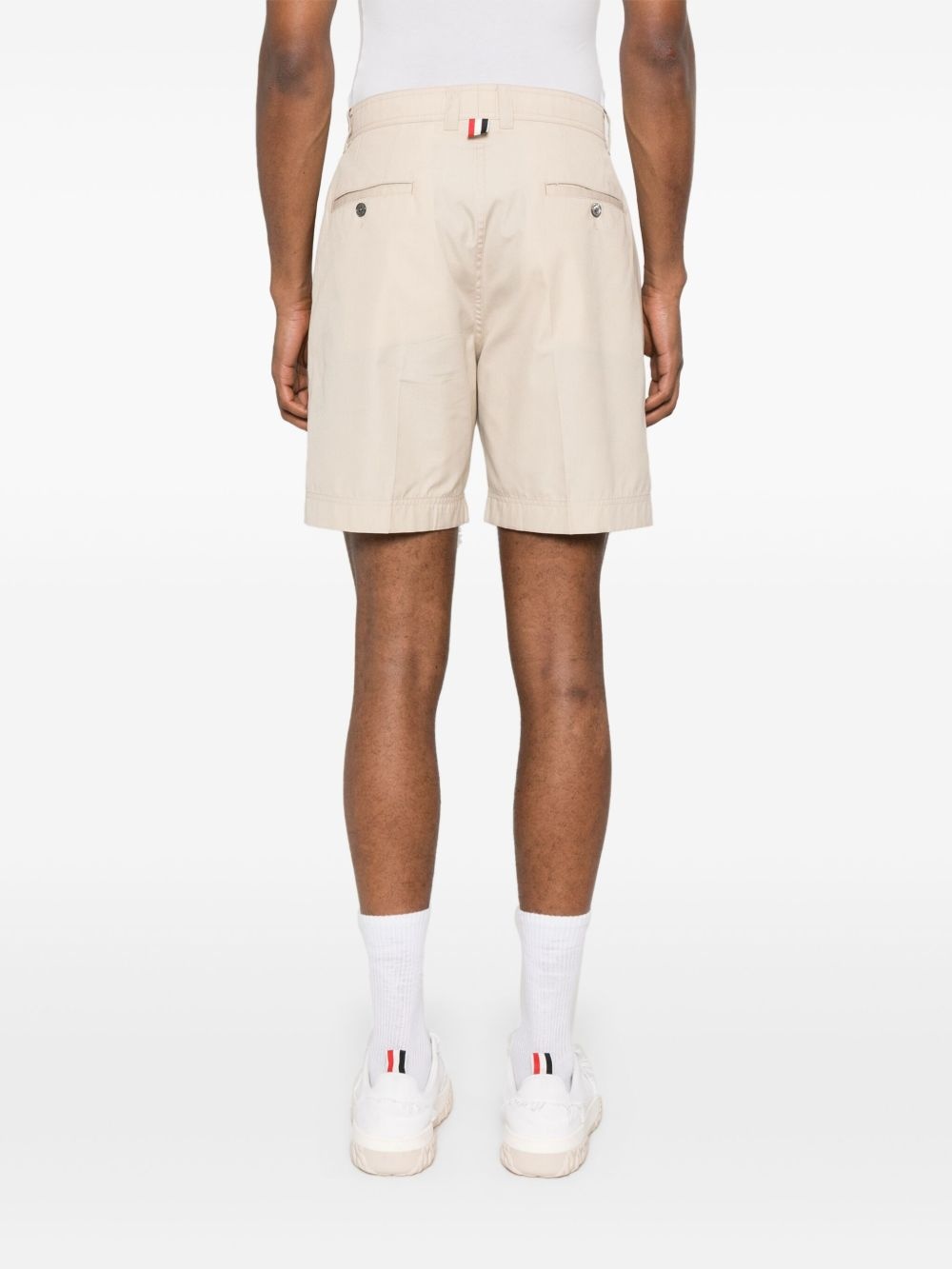 pressed-crease straight-leg shorts - 4