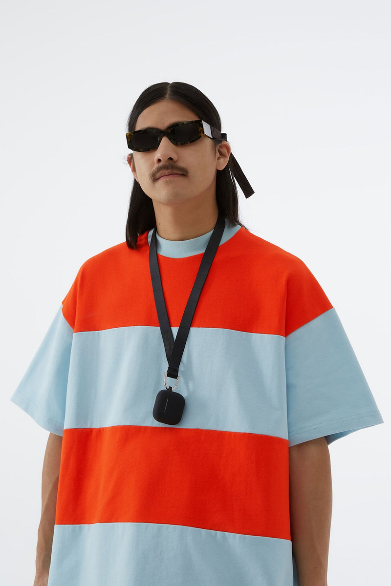 ORANGE & AZURE OVER T-SHIRT 5