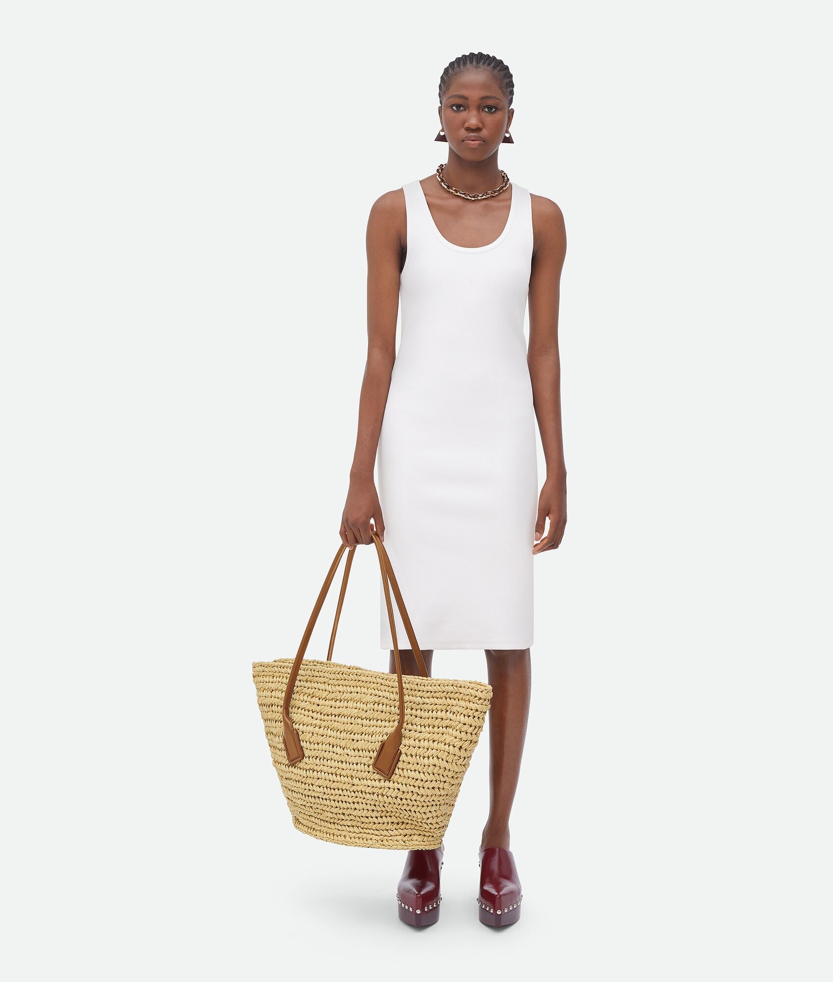 Bottega Veneta＊Large Arco Basket ラフィアバッグ＊送料込 Bottega Veneta＊Large Arco Basket ラフィアバッグ＊送料込