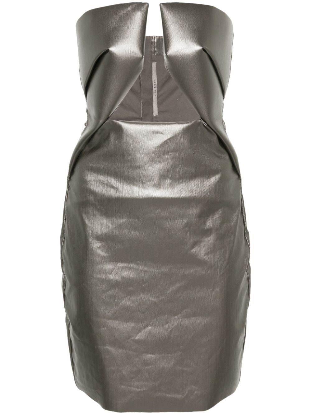 Prong strapless minidress - 1