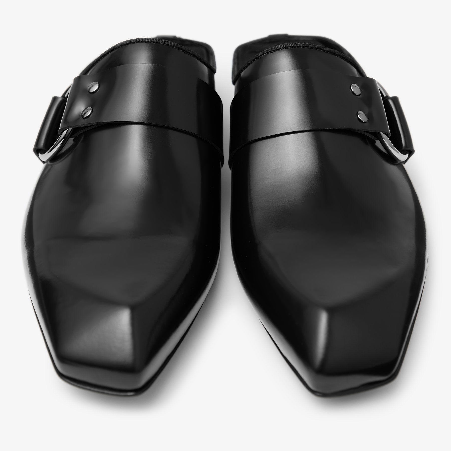 Prism Mule
Black Leather Mules - 3
