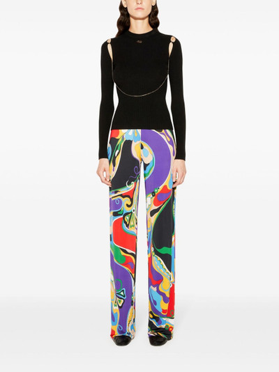 PUCCI Orchidee print trousers outlook