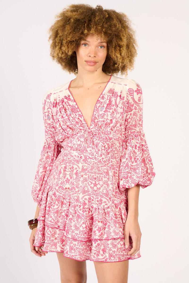 Mini Dress Chiara - Pink Tiare 1
