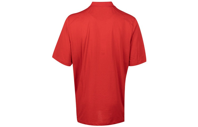 Y-3 Men's Y-3 Logo Short Sleeve Polo Shirt Red GV4249 outlook