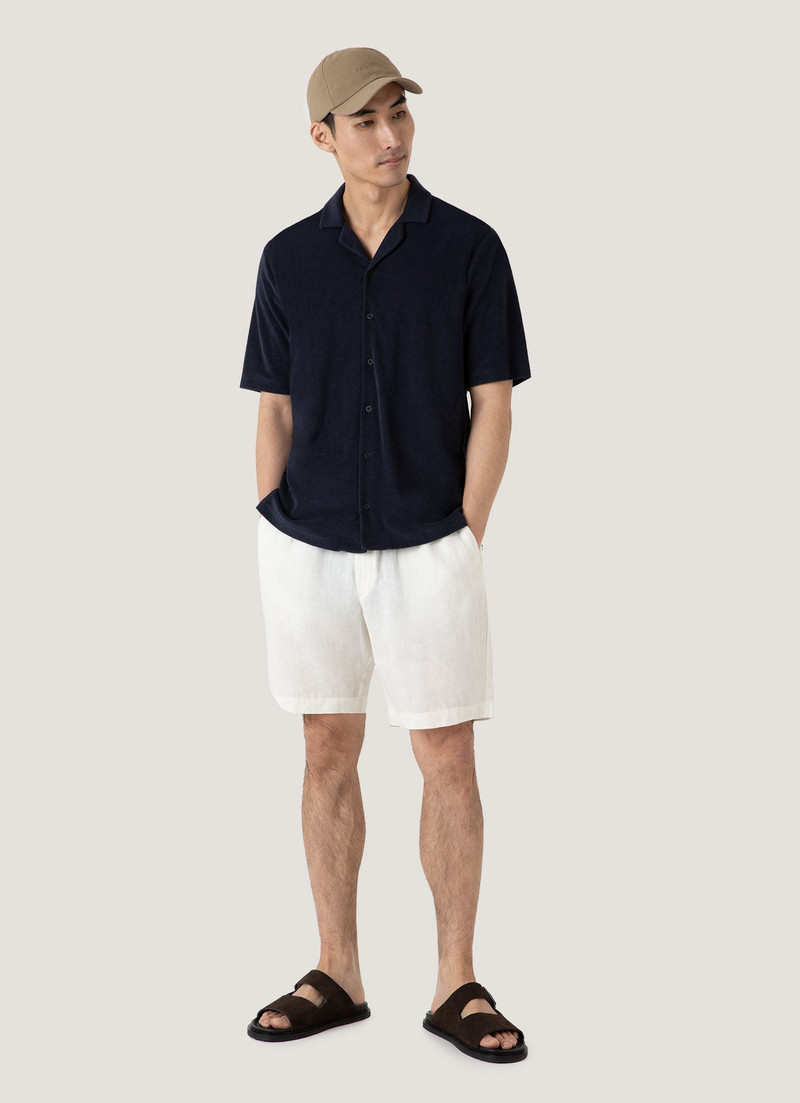 Sunspel Towelling Camp Collar Shirt outlook