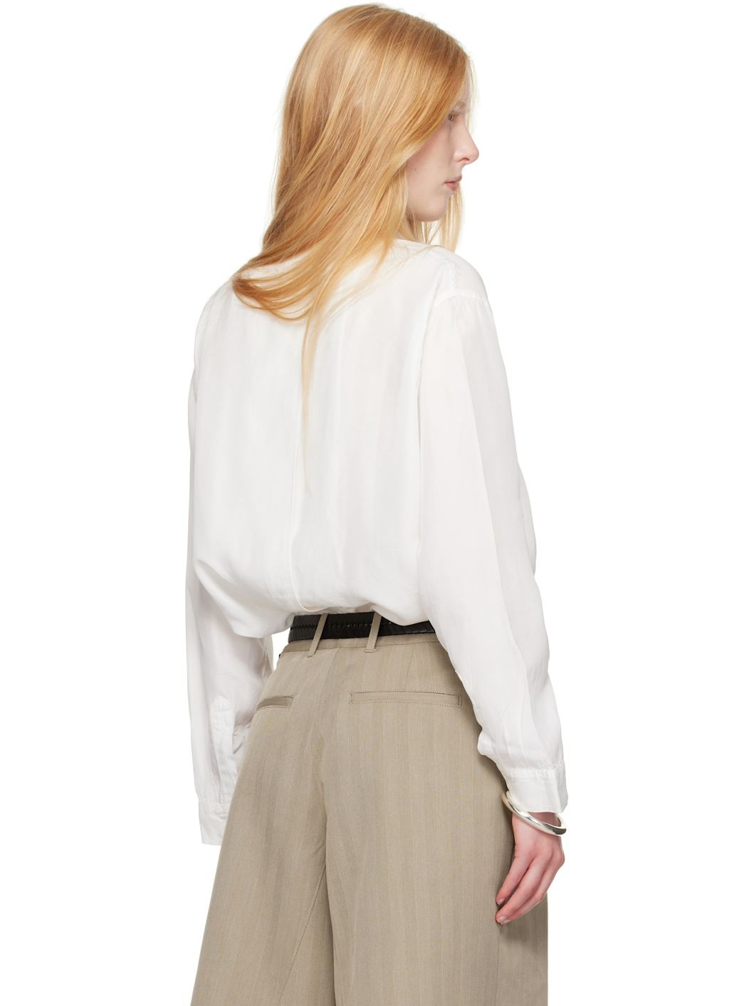 WORK SHOP Emporio Armani White Grazia Shirt - 3