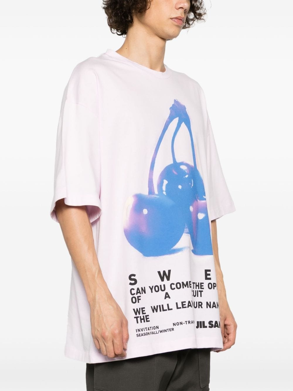 slogan-print cotton T-shirt - 3