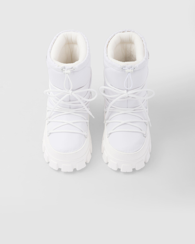 Re-Nylon gabardine après ski booties 3