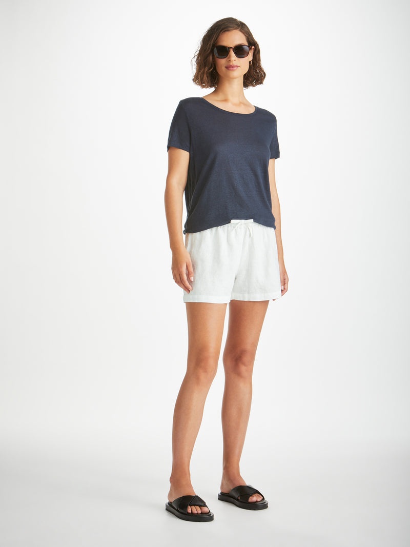 Women's Shorts Vienna Linen White - 3