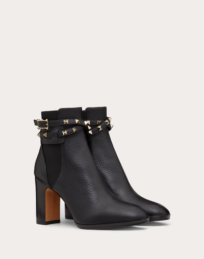 Valentino Rockstud Grainy Calfskin Ankle Boot 90 mm outlook