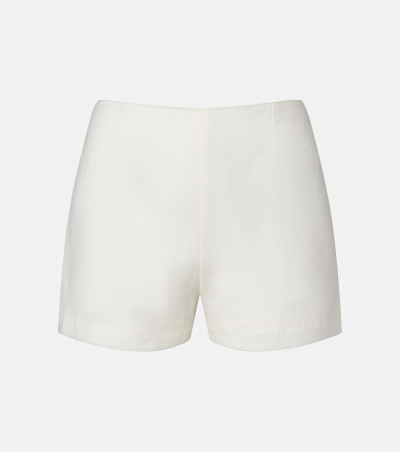 Lila linen shorts 1