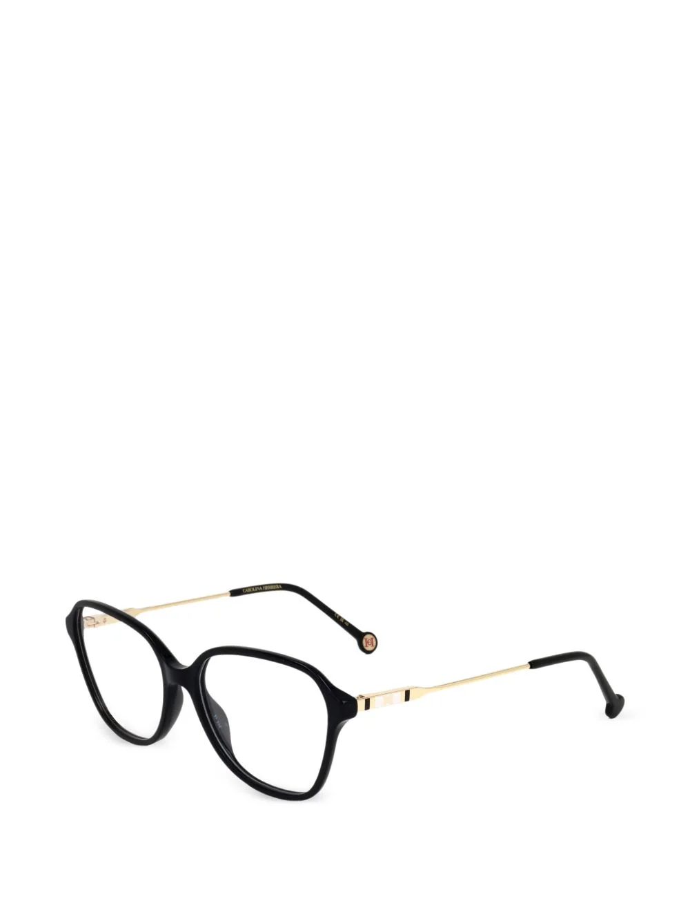 geometric-frame glasses - 1