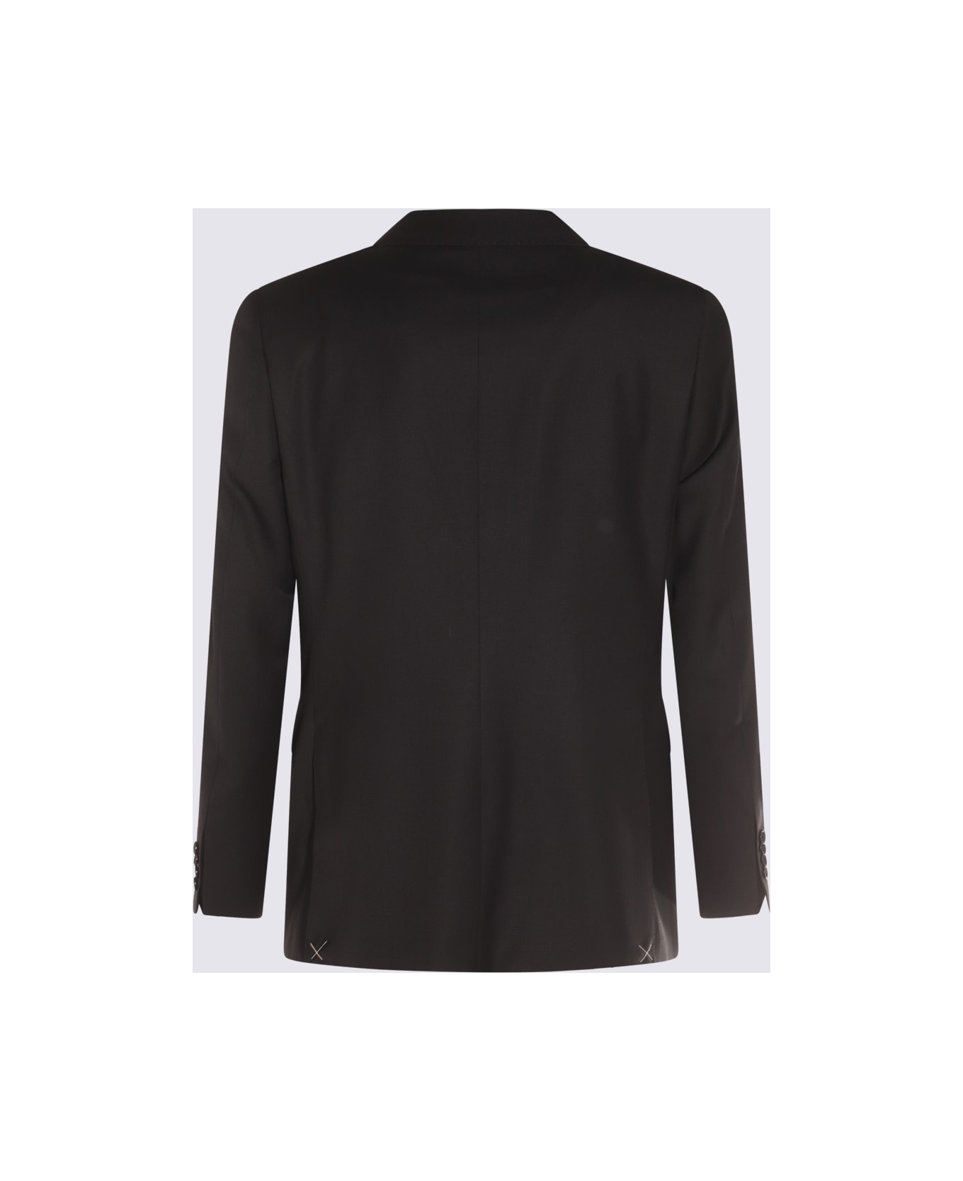 Black Wool Suits - 2