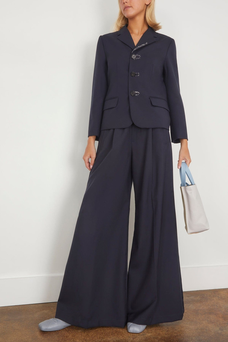 Marni Trouser in Blublack outlook