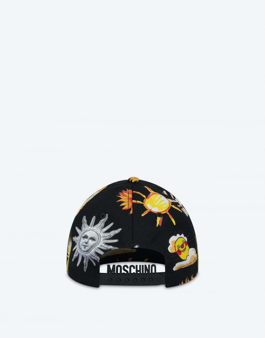 ALLOVER SUN SMILEY® PRINT CANVAS HAT - 2