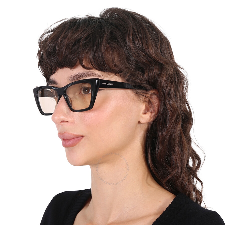 Saint Laurent Yellow Cat Eye Ladies Sunglasses SL 276 MICA 038 53 - 2