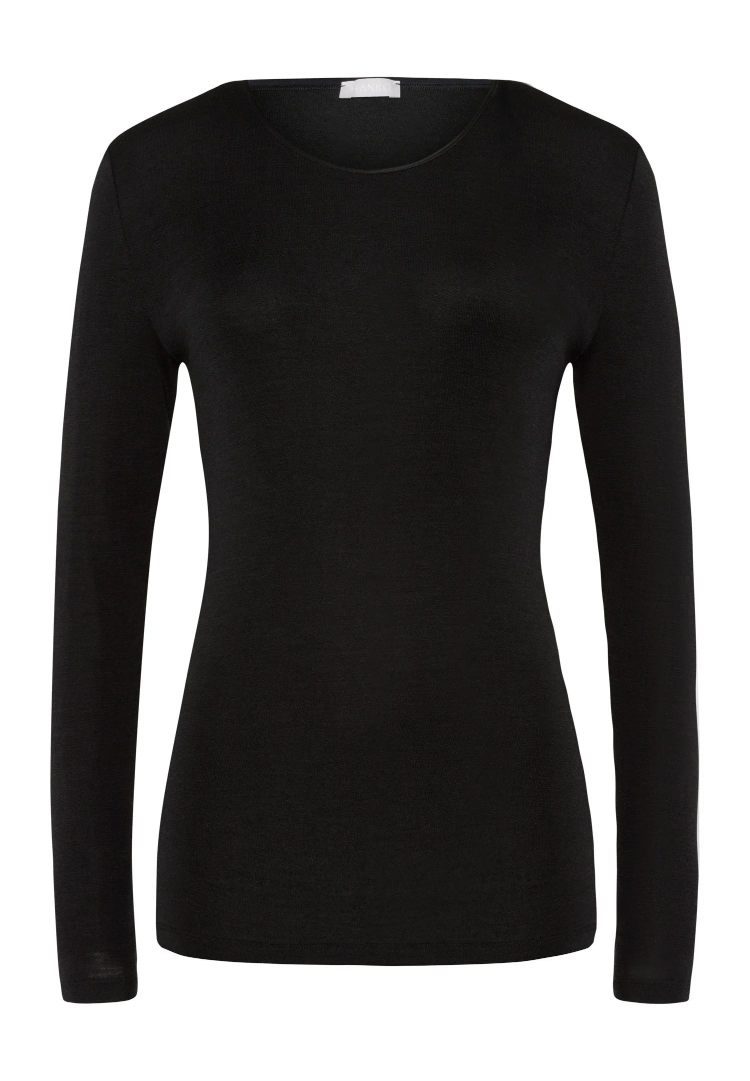 Woolen Silk W Wool And Silk Round Neck Top - 1