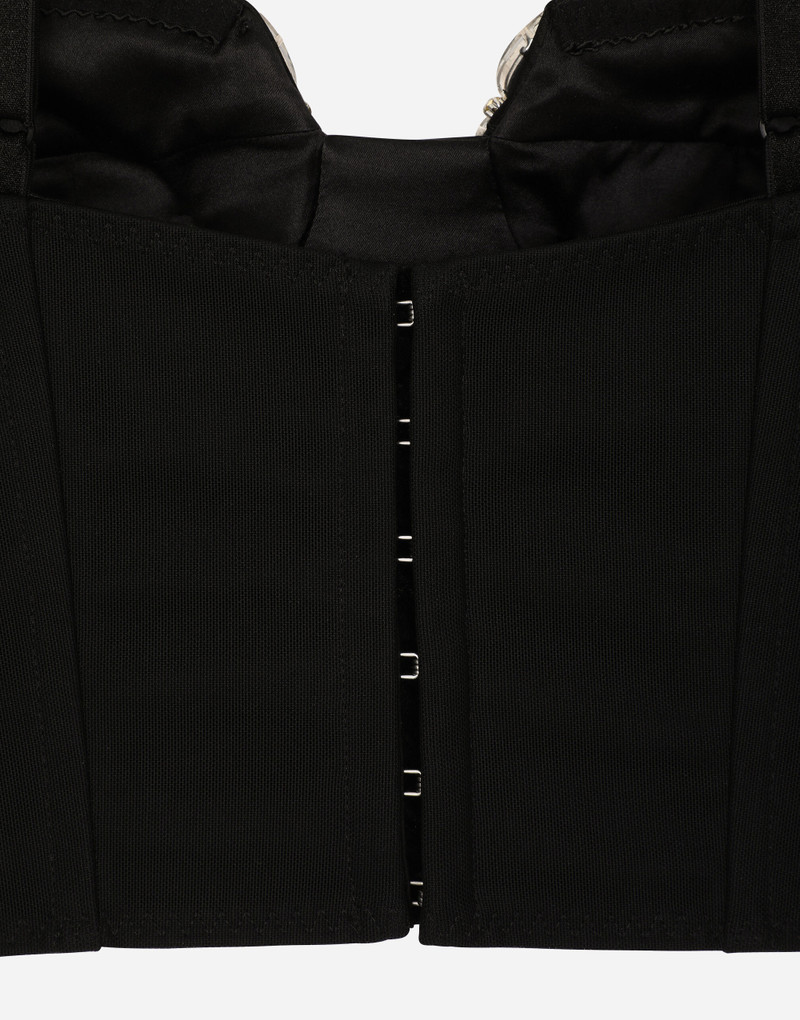 Corset top with rhinestone embellishment 5
