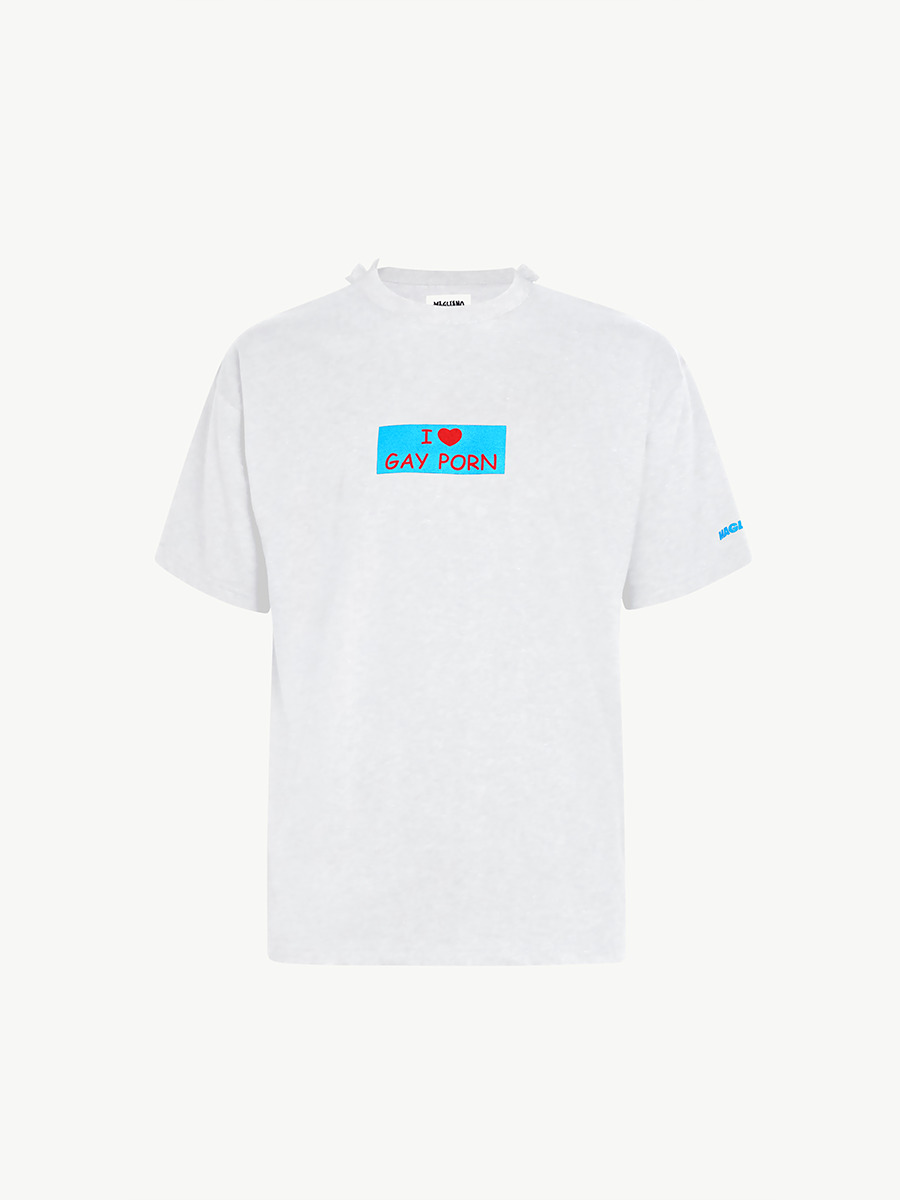 I Love Gay Porn Tee White - 1
