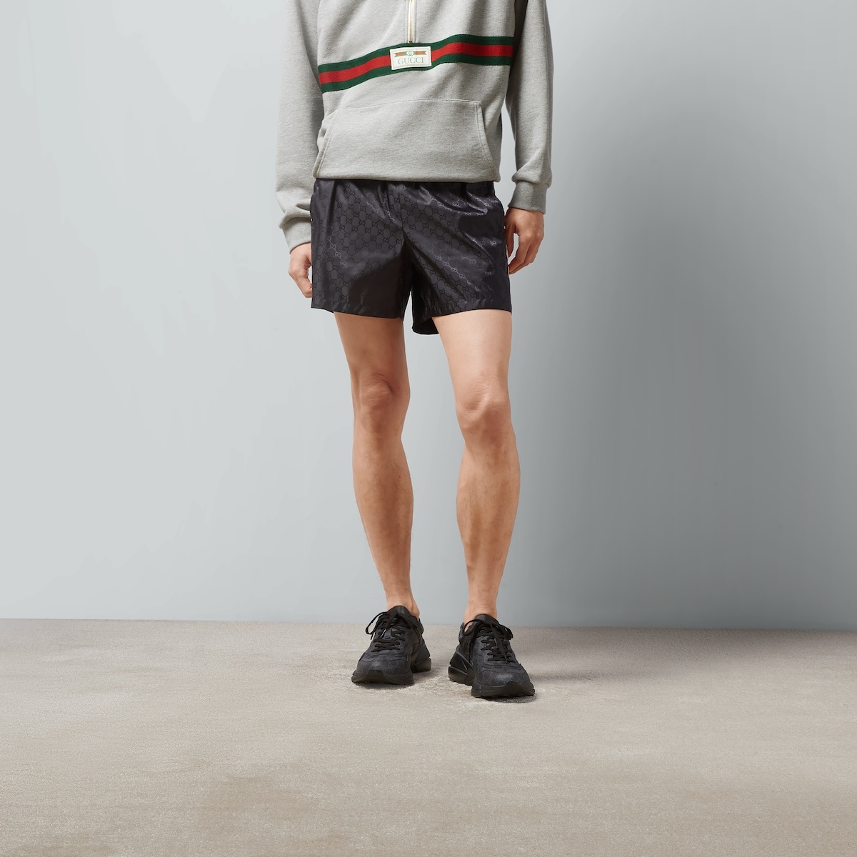 GUCCI GG jacquard nylon swim shorts | REVERSIBLE GUCCI GG jacquard nylon swim shorts | REVERSIBLE