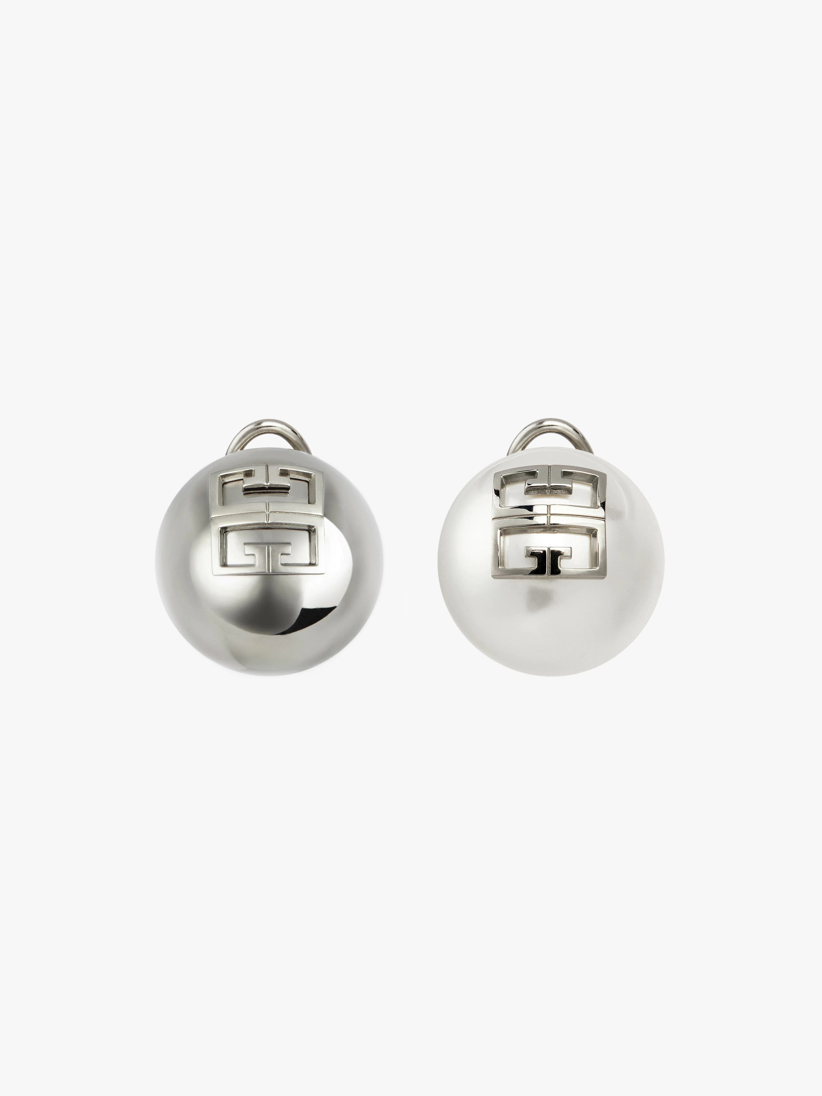 4G PEARL ASYMMETRICAL EARRINGS - 1