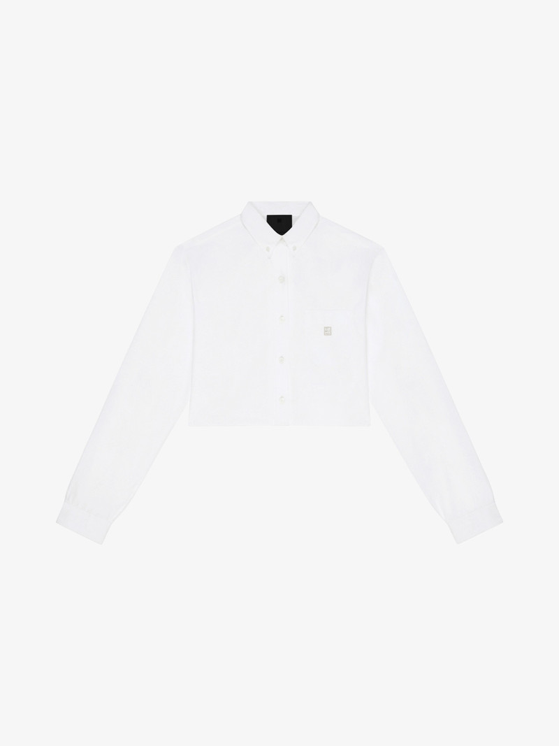 CROPPED SHIRT IN POPLIN 1