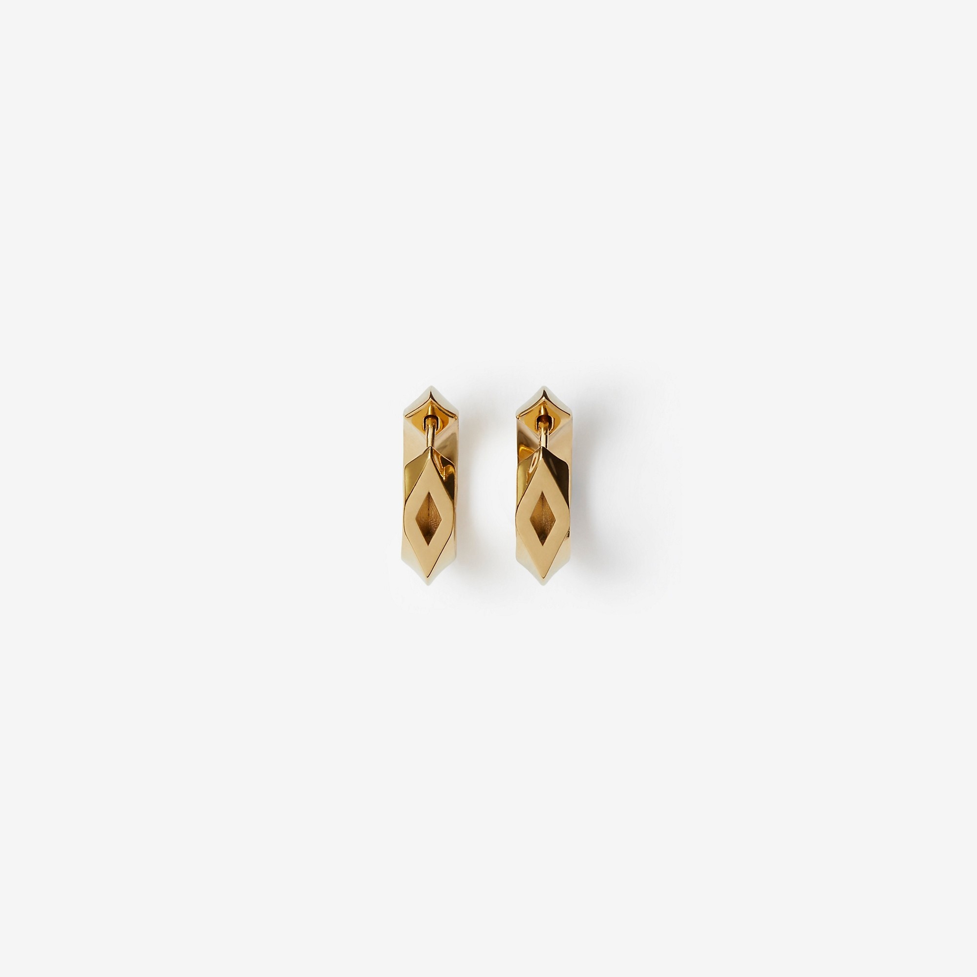 Gold-plated Hollow Earrings - 2