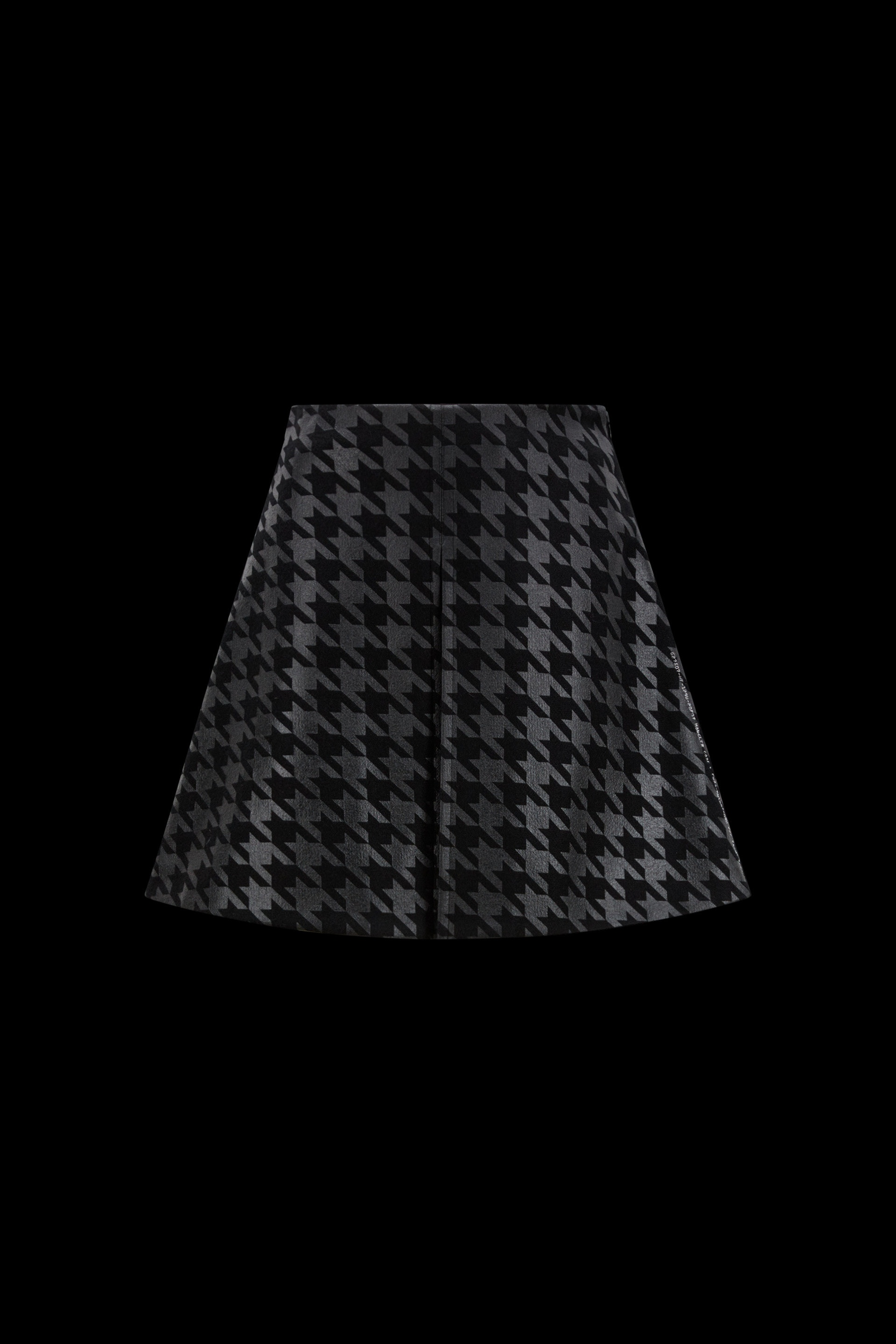 Houndstooth Mini Skirt - 1