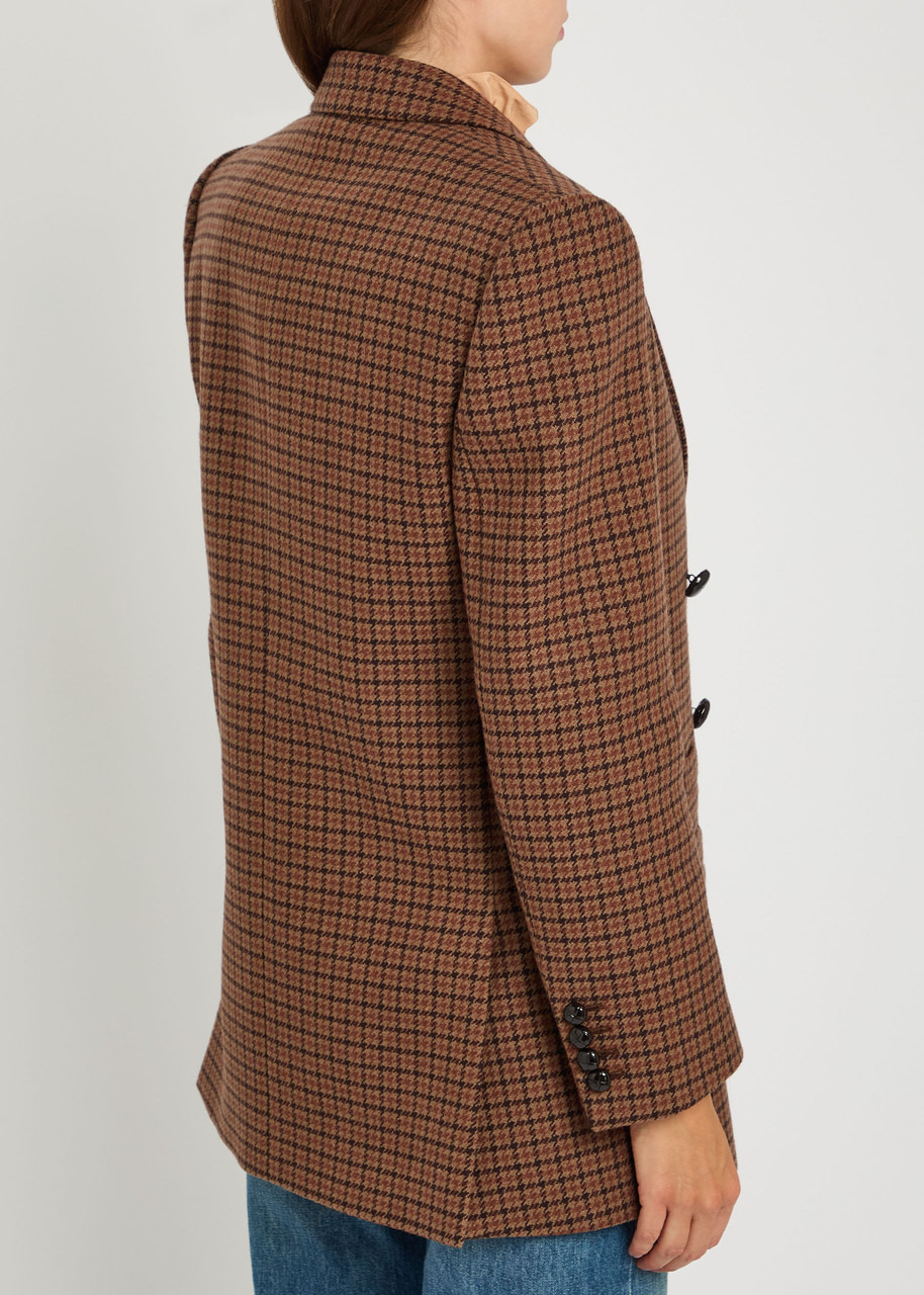 Chloe Checked Wool-blend Blazer - 3