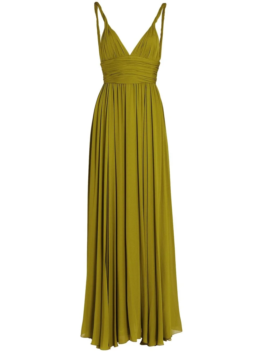 draped maxi dress - 1