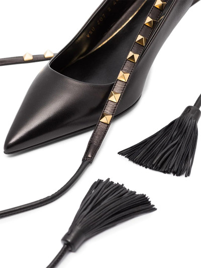 Valentino Rockstud flair 55mm slingback pumps outlook