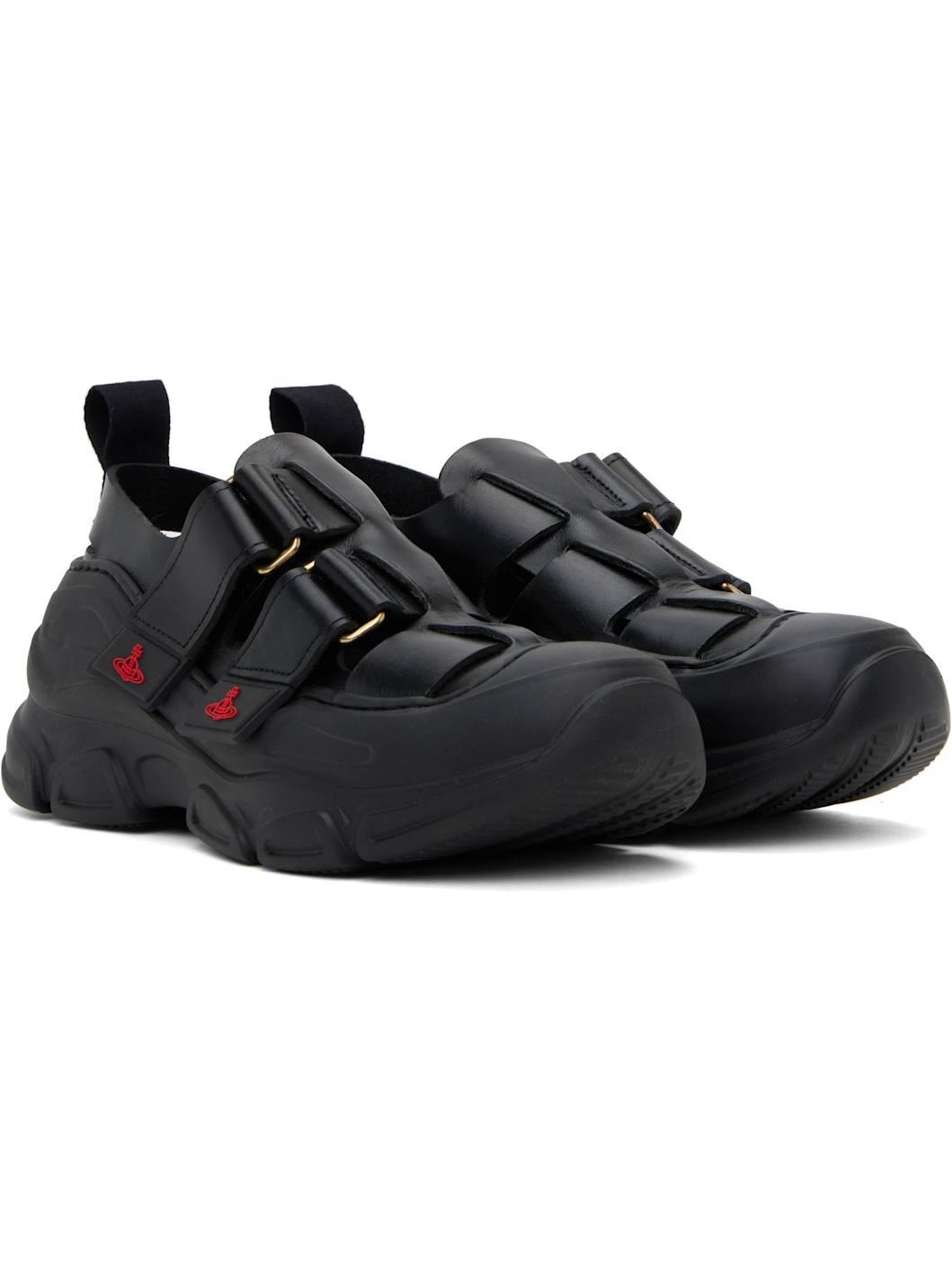 Black Catch Stomper Sneakers - 4