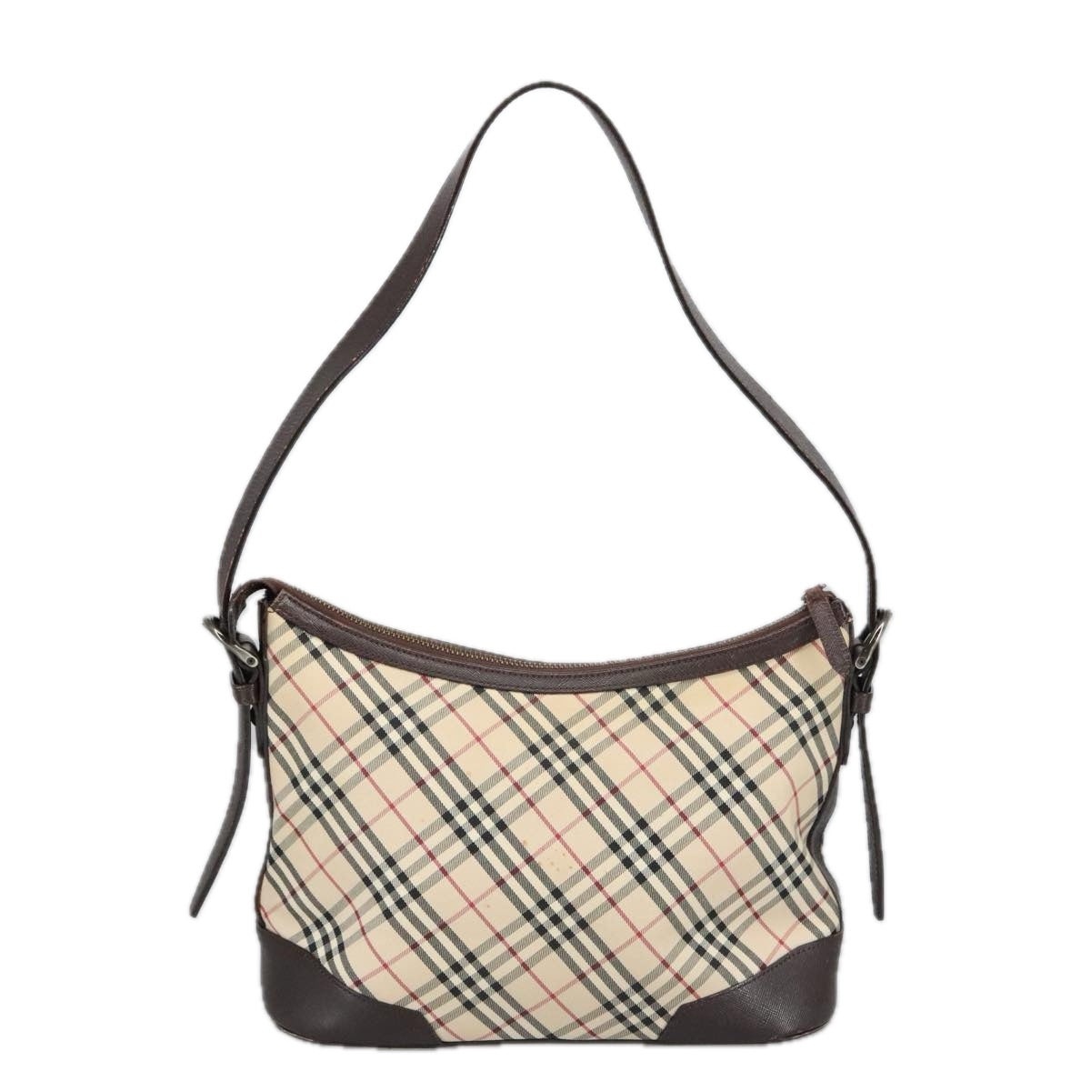 Burberry Nova Check Shoulder Bag Canvas Leather Beige - 2