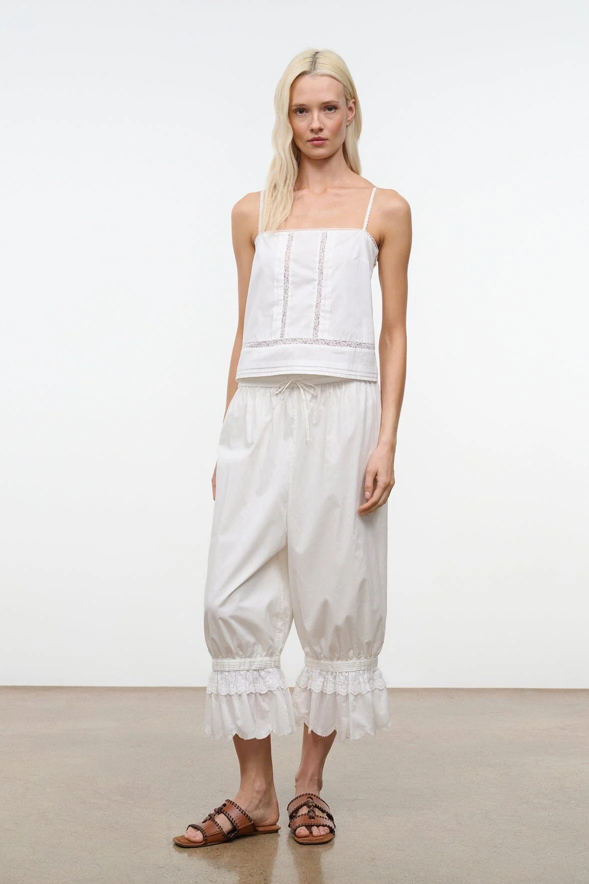 STAUD RENZO PANT IVORY - 1
