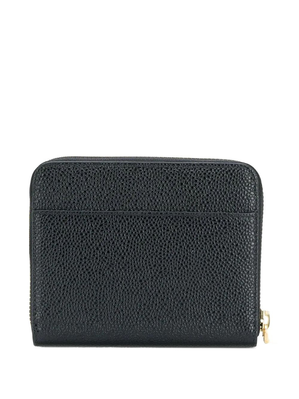 pebbled short zip-around purse - 2