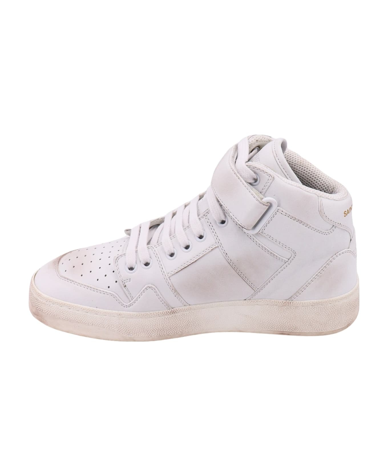 Lax Sneakers In Washed-out Effect Leather - 2
