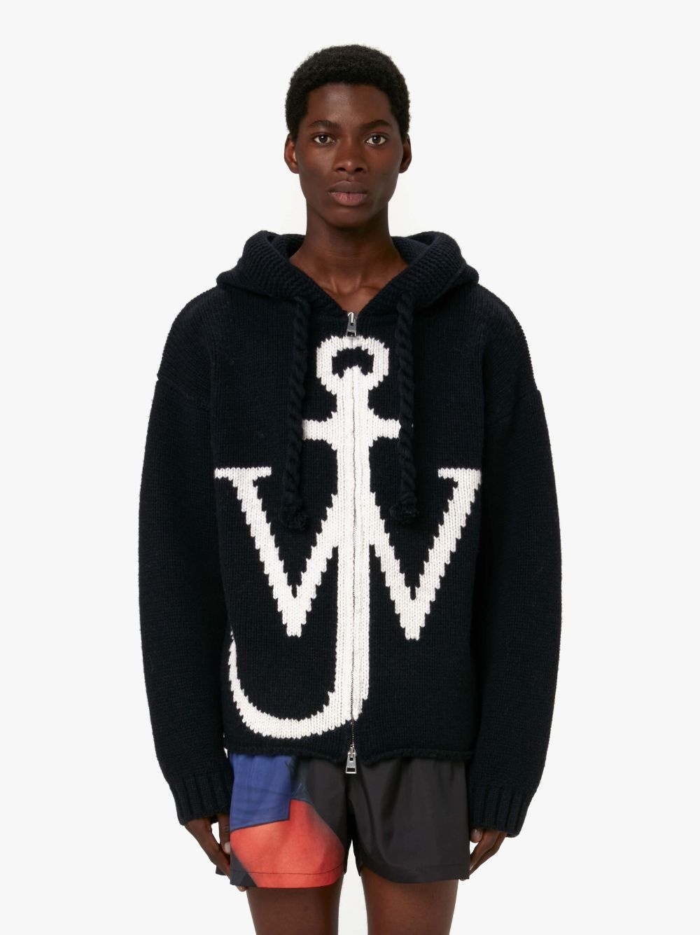 ZIP FRONT ANCHOR HOODIE - 2