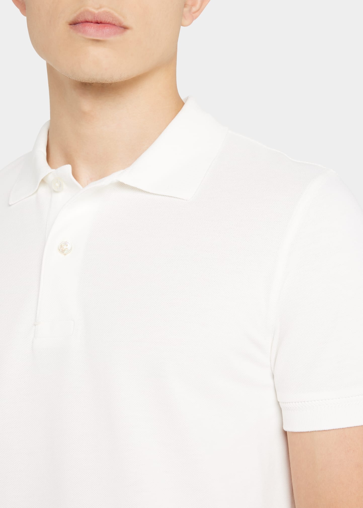 Men's Cotton Piqué Polo Shirt - 5