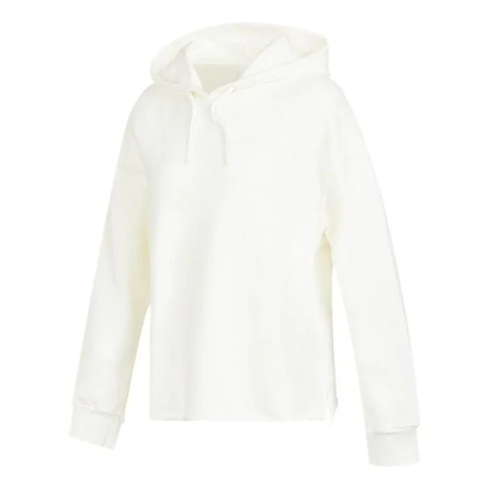 (WMNS) Nike Casual Hooded Pullover Sweatshirt 'White' DR7839-133 - 1