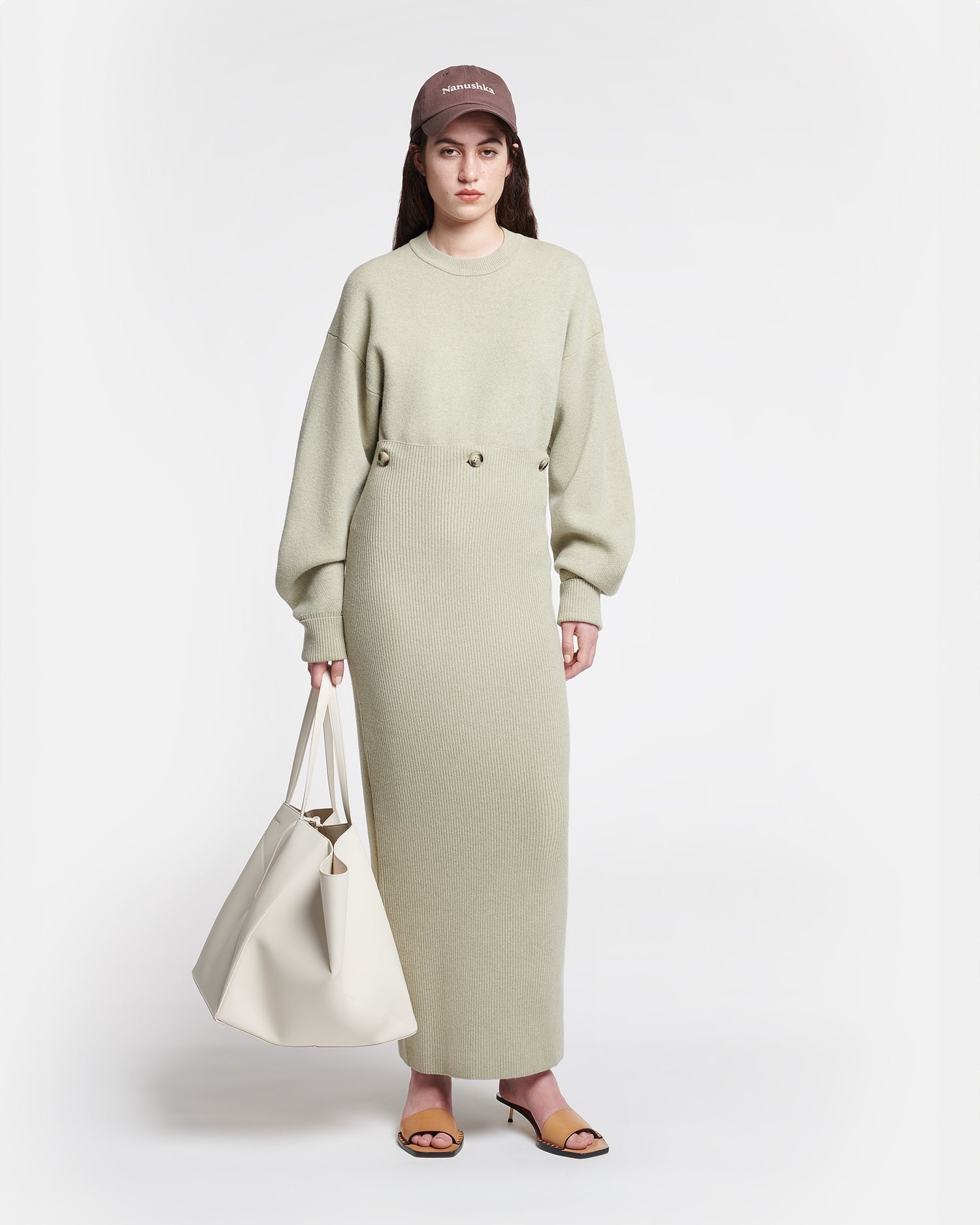 Compact Merino Wool Midi Dress - 2